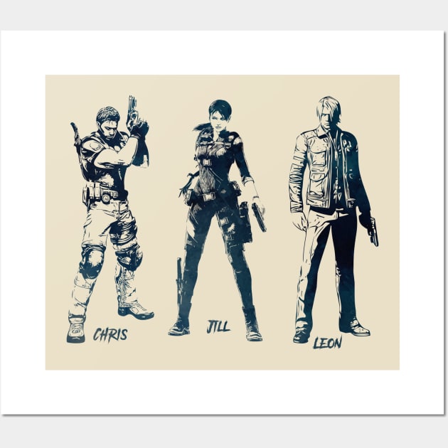 Resident Evil LEGENDS Wall Art by Naumovski